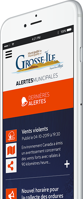 Alertes - Municipalité de Grosse-le